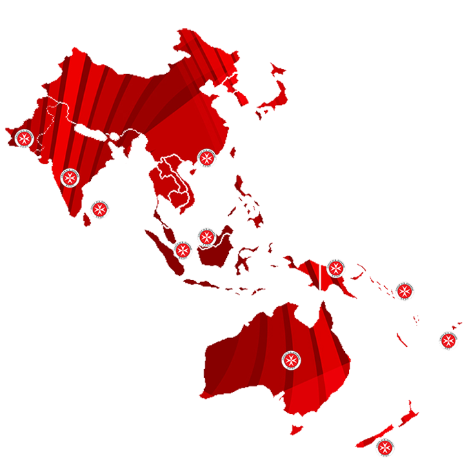 Sedi Sogit in Oceania e Asia Pacifica